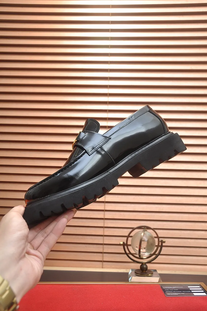 Men's men's shoes 💰720💶【[Hermes HERMES】】(High-end Niuli) New 🍀 HERMES - top version of classic casual leather shoes! Made of imported original cowhide, the inner top layer is comfortable cowhide lining! Original wear-resistant rubber foam outsole! High quality products! Code number 38-45 (45 customized)